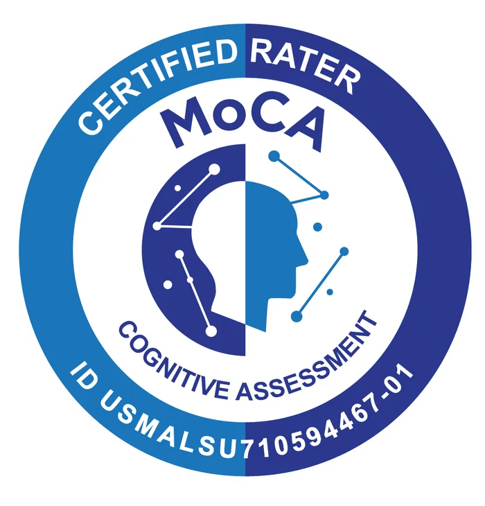 MoCA Certified Rater badge